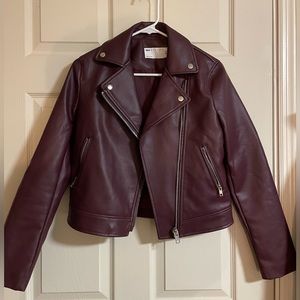 Purple Leather Jacket